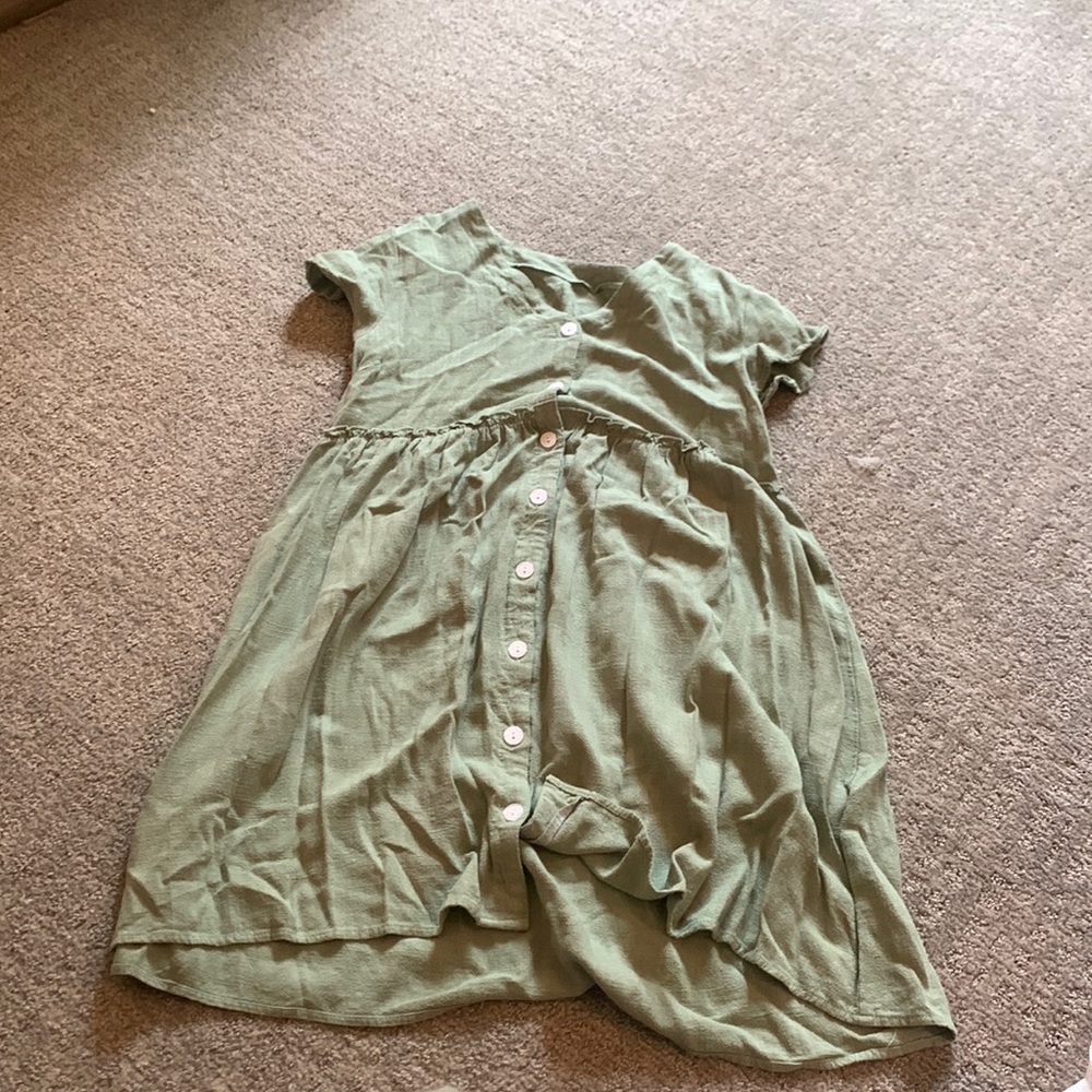 green sun dress